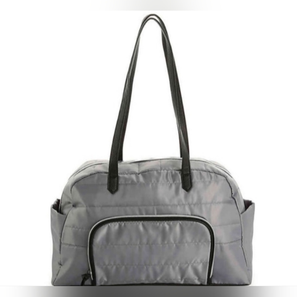 NWT Grey duffle / carry-on bag